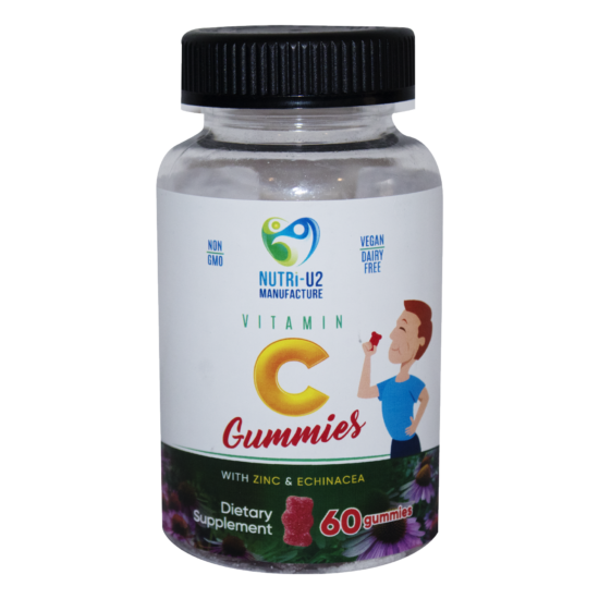 Nutri-U2 Vitamin C Gummies 60 Gummies Zinc & Equinacea