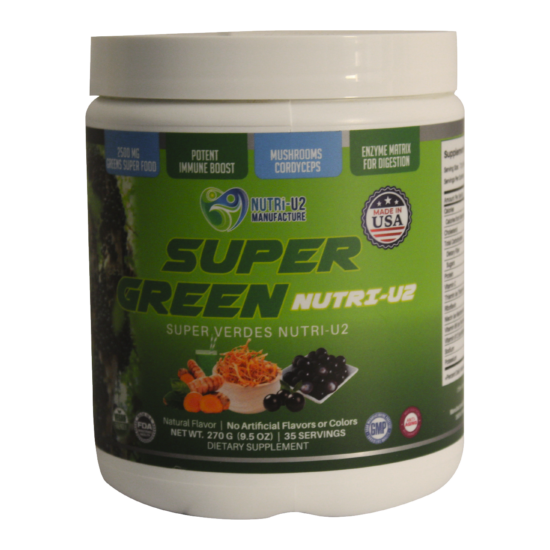 Nutri-U2, Super verdes 270 mg