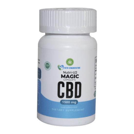 Nutri-U2 Magic 60 capsulas 1500 mg con CBD