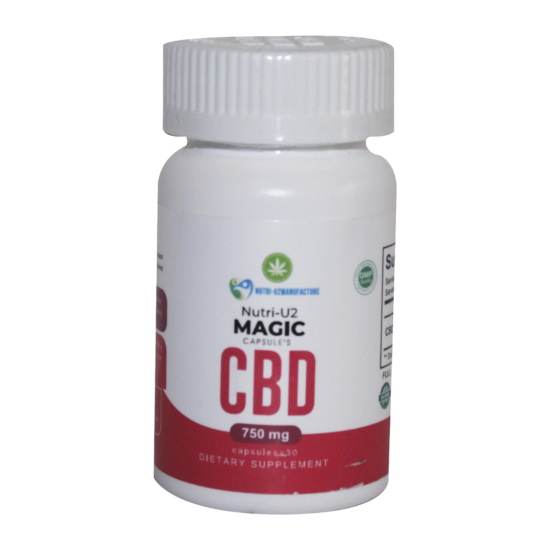 Nutri-U2 Magic 30 cápsulas de 750 mg de CBD